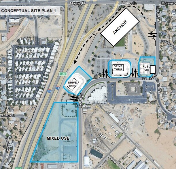 More Photos Of SEQ Mojave Dr & I-15, Victorville Land For Lease