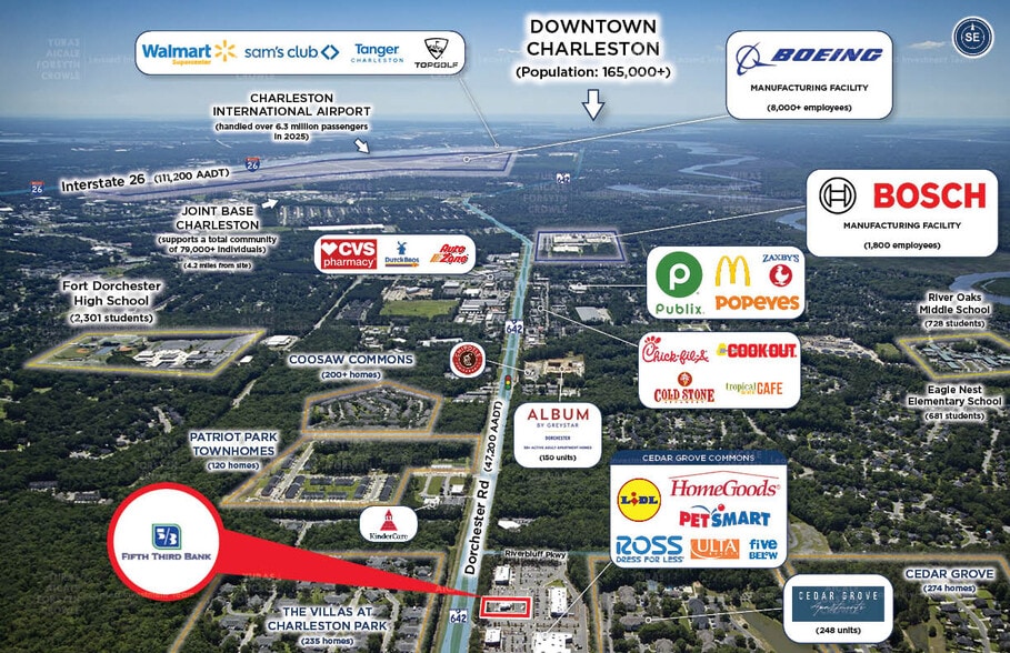 More Photos Of 8807 Dorchester Rd, North Charleston Bank For Sale
