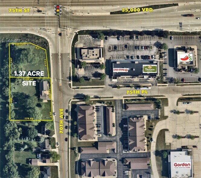 More Photos Of SWC of Hwy 50 & 70th Ave Hwy, Kenosha Land For Lease