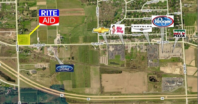 More Photos Of 63033 Van Dyke Rd, Washington Freestanding For Lease