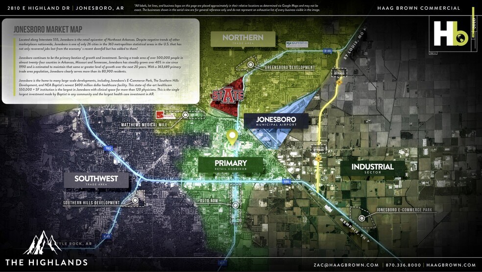 More Photos Of 2810 E Highland Dr, Jonesboro Unknown For Lease