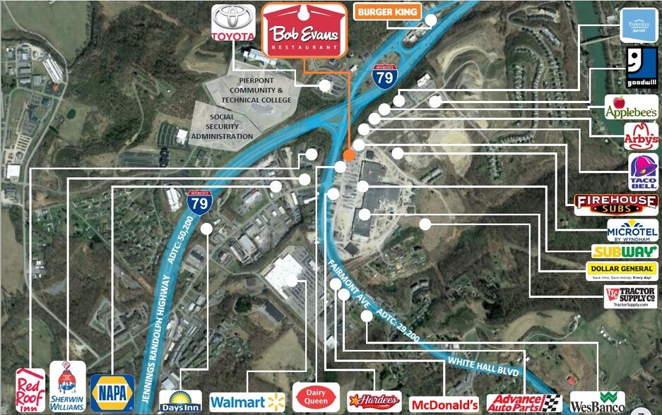 More Photos Of 2490 Fairmont Ave, White Hall Restaurant For Sale