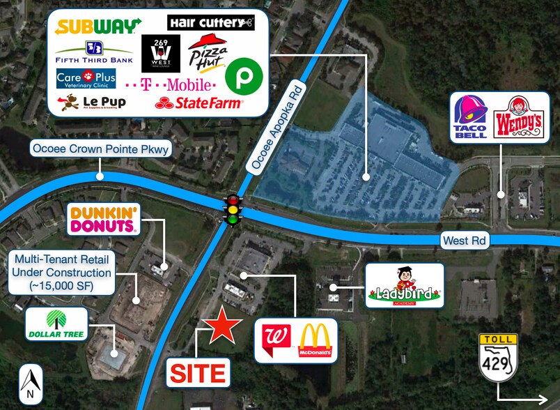 More Photos Of 2250 Ocoee Apopka Rd, Ocoee General Retail For Lease