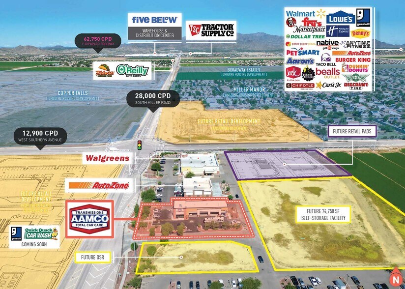 More Photos Of SEC Miller Road & Southern Avenue, Buckeye Auto Repair For Sale