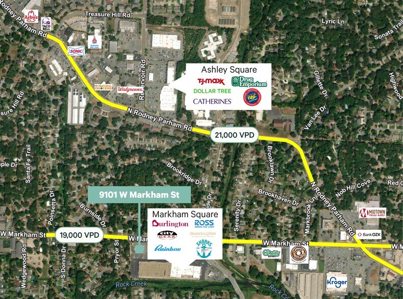 More Photos Of 9101 W Markham St, Little Rock Fast Food For Lease