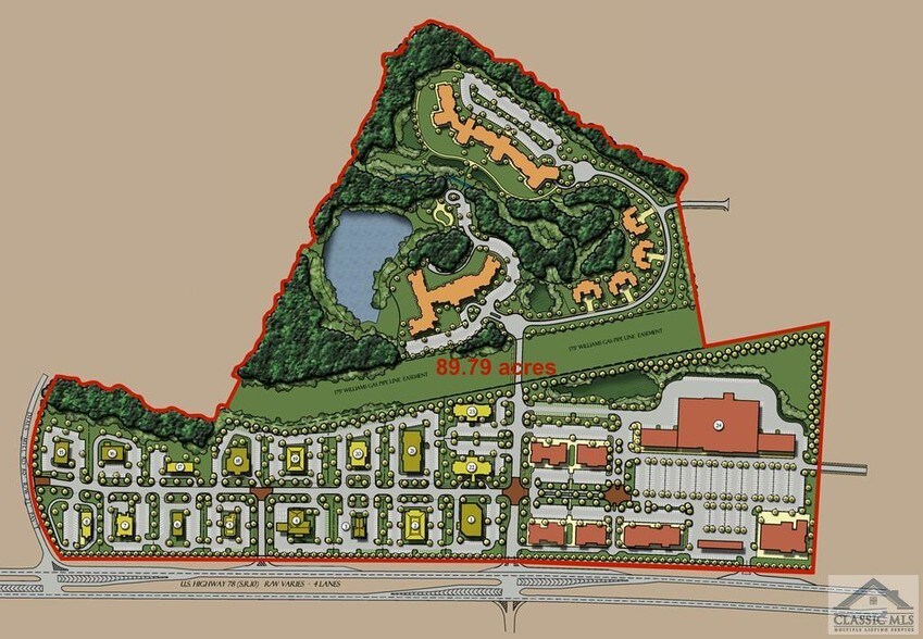 Primary Photo Of Monroe Hwy @ Dial Mills Road, Bogart Land For Sale