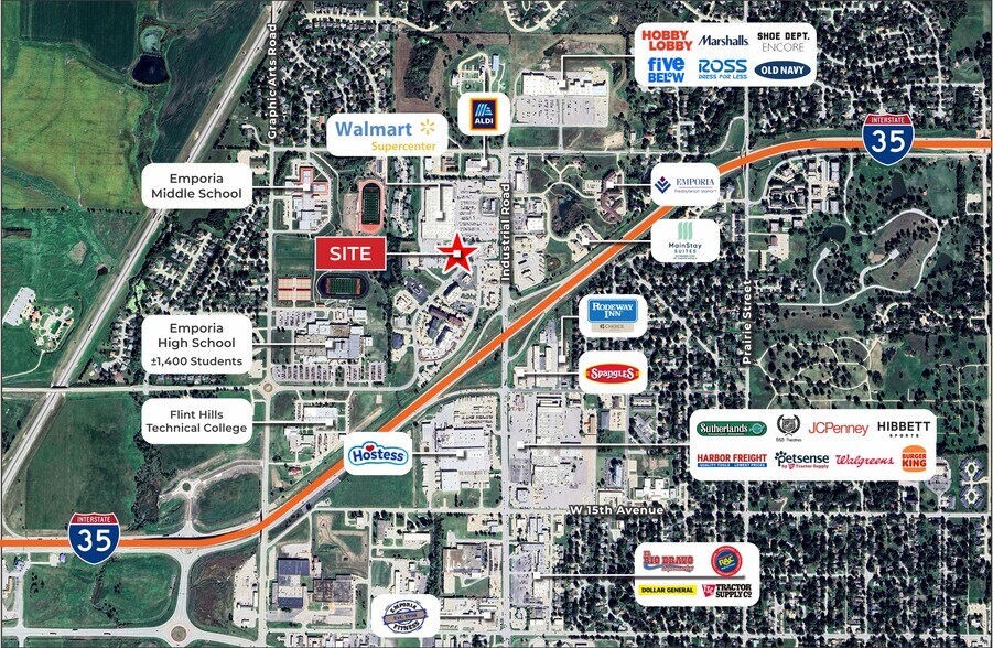 More Photos Of 2830 W 18th Ave, Emporia Land For Lease