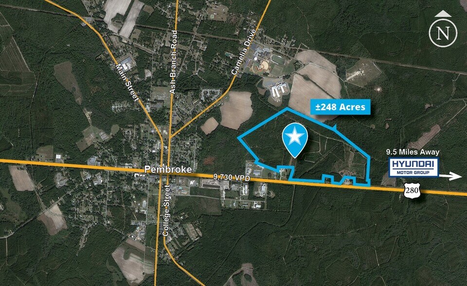Primary Photo Of 280 Hwy, Pembroke Land For Sale