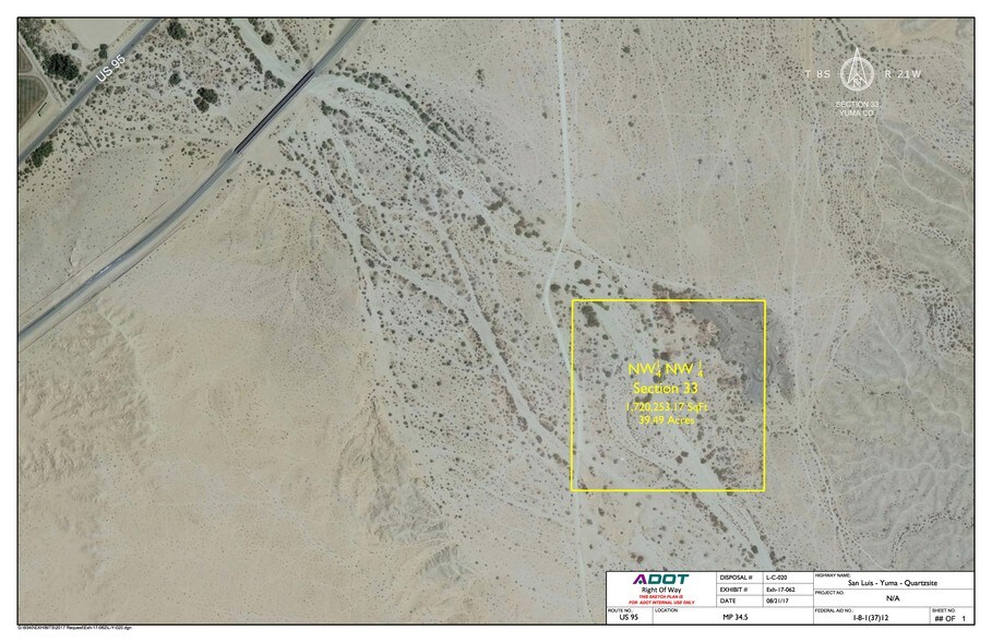 More Photos Of S of U.S. Hwy 95 on the East Side of the Avenue 12, Yuma Land For Sale