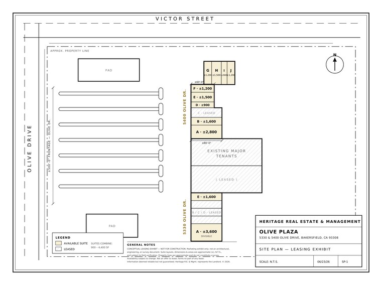 More Photos Of 5400 Olive Dr, Bakersfield General Retail For Lease