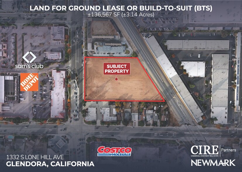 Primary Photo Of 1332 S Lone Hill Ave, Glendora Land For Lease