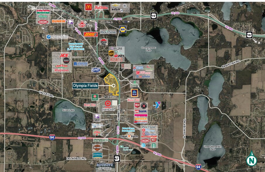 More Photos Of 1295-1299 Olympia Fields Dr, Oconomowoc General Retail For Sale