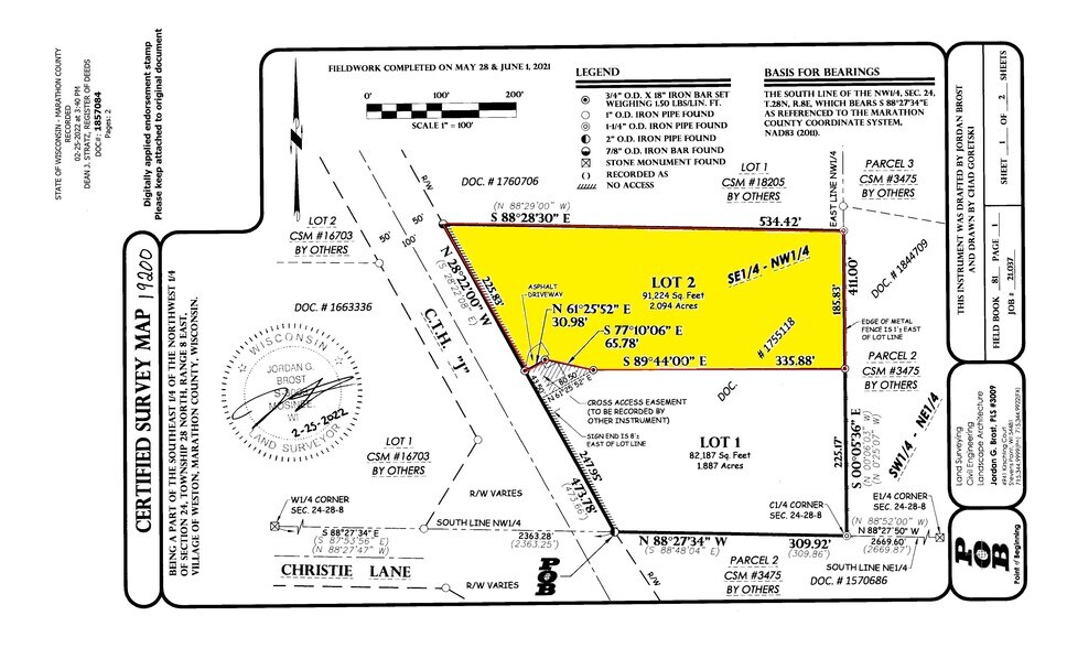 More Photos Of County Road J, Lot 2, Weston Land For Sale