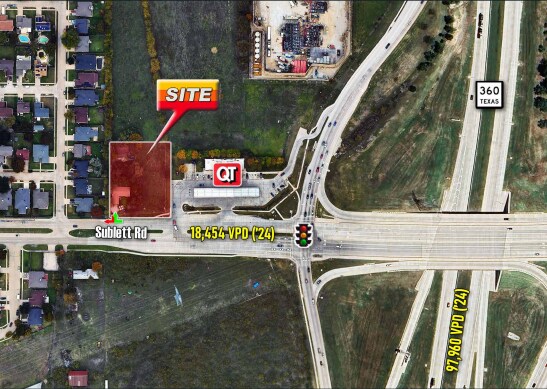 Primary Photo Of NWQ TX-360 & SUBLETT Rd, Arlington Land For Sale