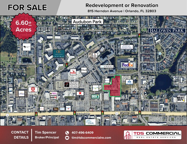 Primary Photo Of 815 Herndon Ave, Orlando Land For Sale