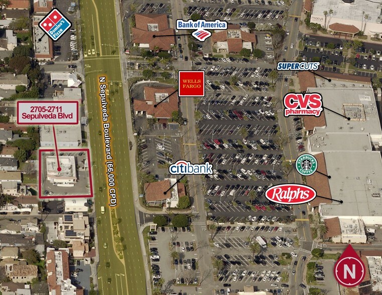 More Photos Of 2709 N Sepulveda Blvd, Manhattan Beach Storefront Retail Office For Lease