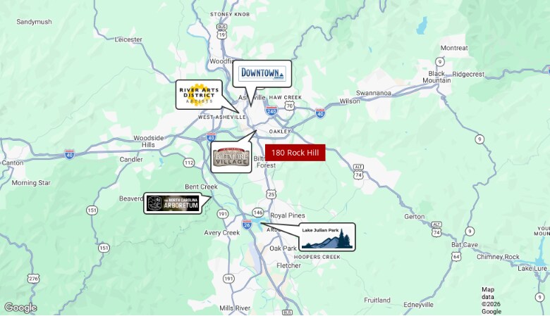 More Photos Of 180 Rock Hill Rd, Asheville Land For Sale