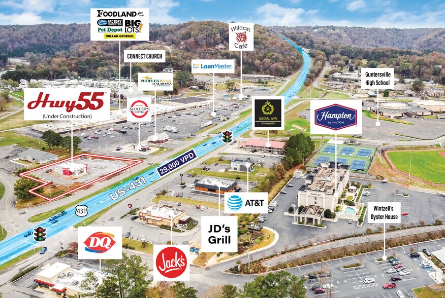 More Photos Of 14400 US Highway 431, Guntersville Freestanding For Lease