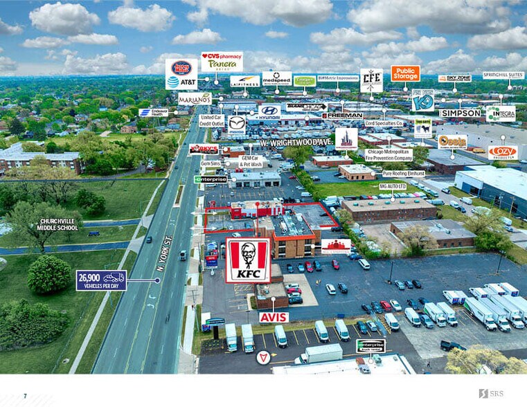 More Photos Of 872 N York St, Elmhurst Fast Food For Sale