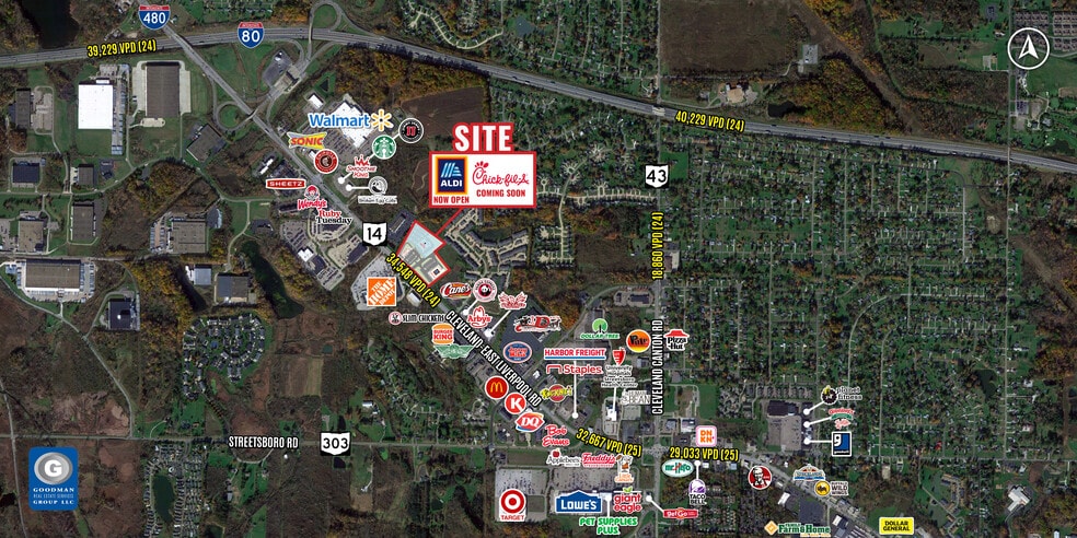 More Photos Of 9610 State Route 14, Streetsboro Land For Lease