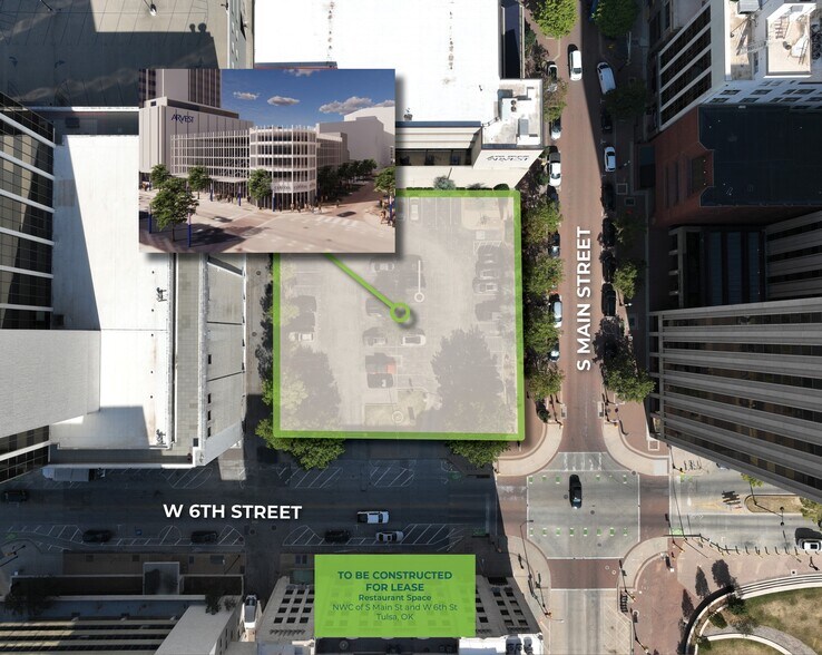 More Photos Of S Main St & W 6th St, Tulsa Restaurant For Lease