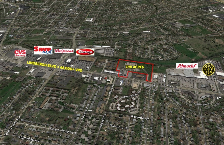 Primary Photo Of 8388-8430 N Lindbergh Blvd, Florissant Land For Sale
