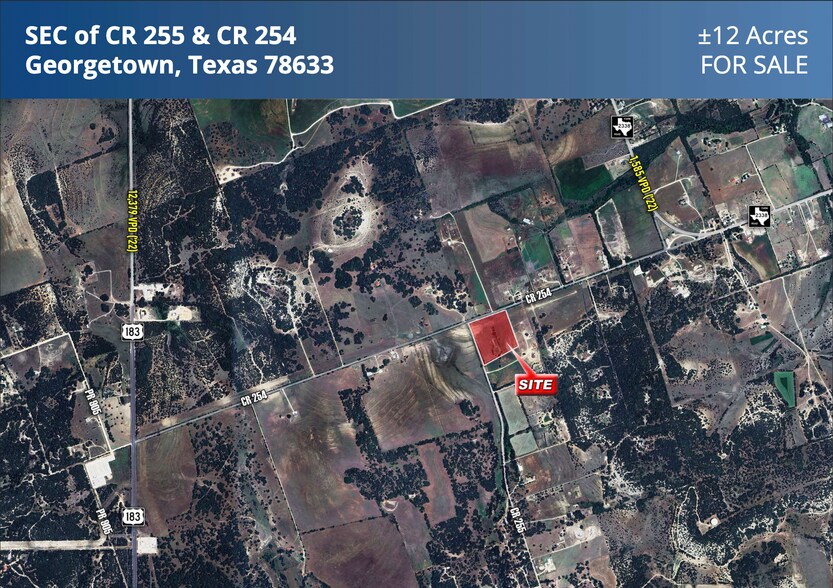 More Photos Of SEC CR 254 & CR 255, Georgetown Land For Sale