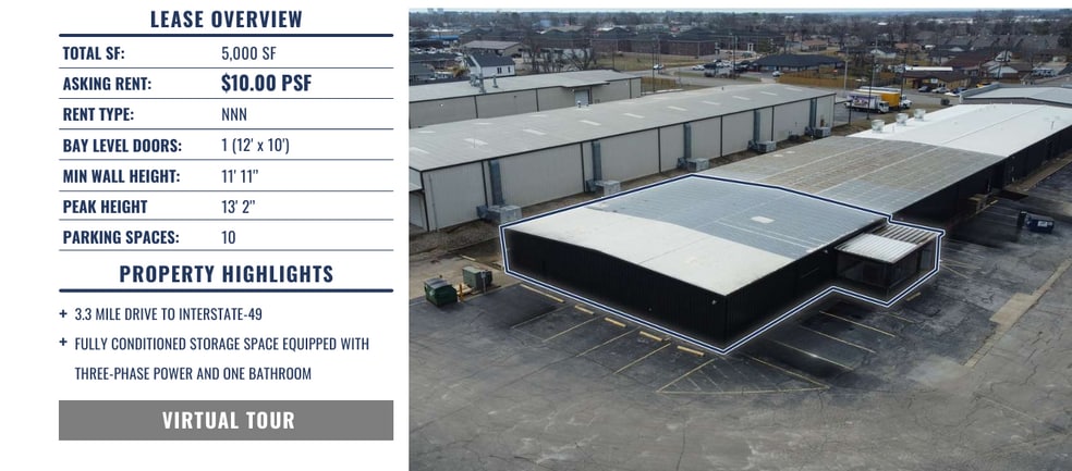 More Photos Of 555 N 13th St, Rogers Warehouse For Lease