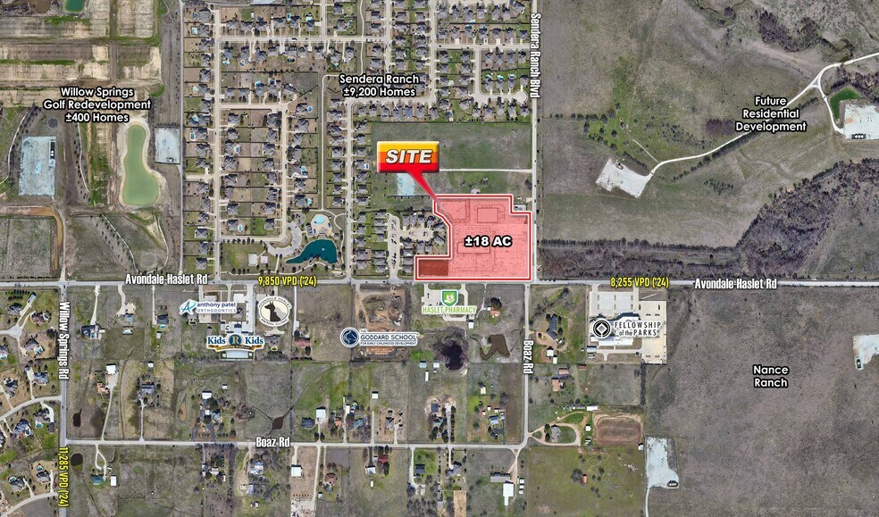Primary Photo Of NWC Avondale-Haslet & Sendera Ranch Blvd, Haslet Land For Sale
