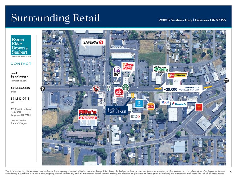More Photos Of 2070-2090 S Santiam Hwy, Lebanon General Retail For Lease