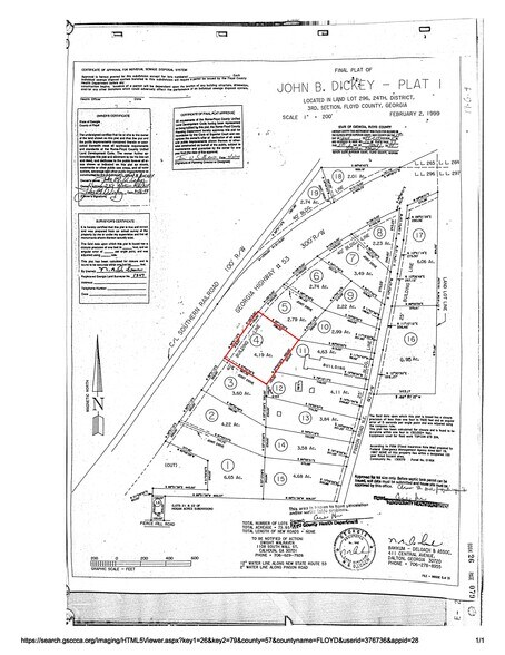More Photos Of 0 Calhoun Hwy, Rome Land For Sale