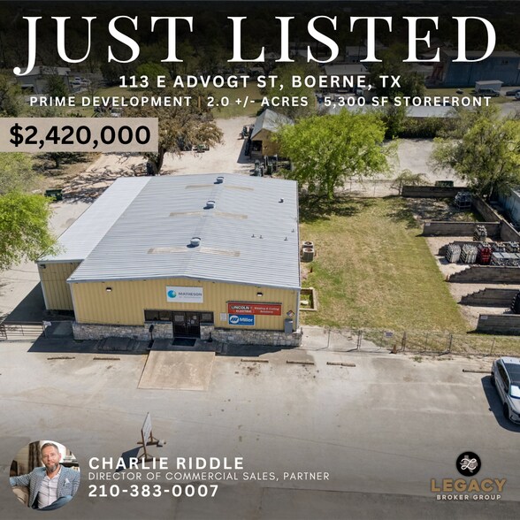 More Photos Of 113 E Advogt St, Boerne General Retail For Sale