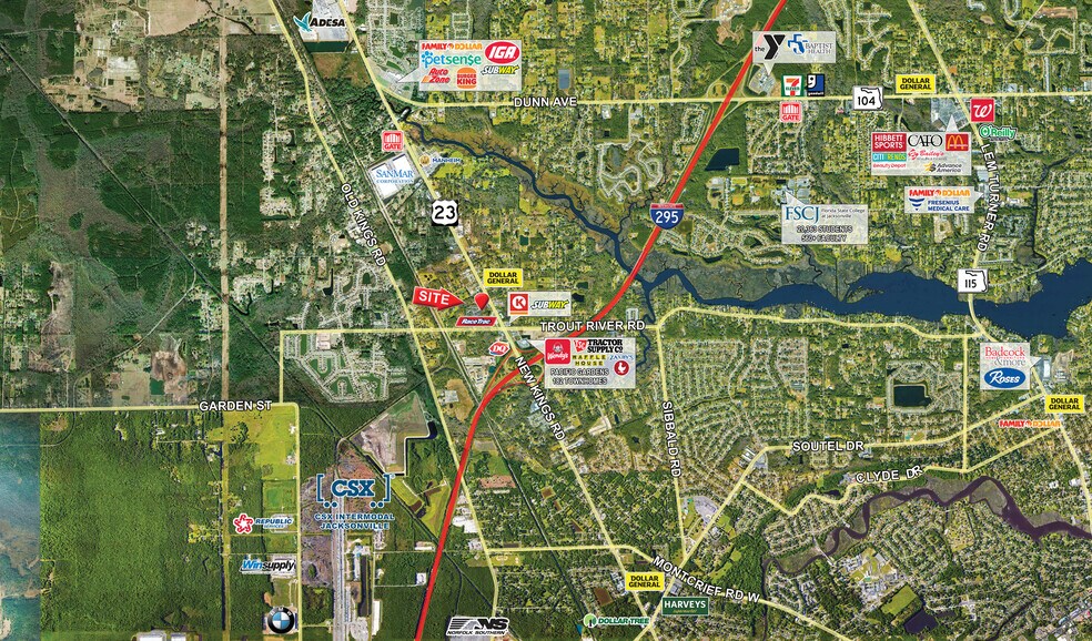 More Photos Of 6553 Trout River Blvd, Jacksonville Land For Sale
