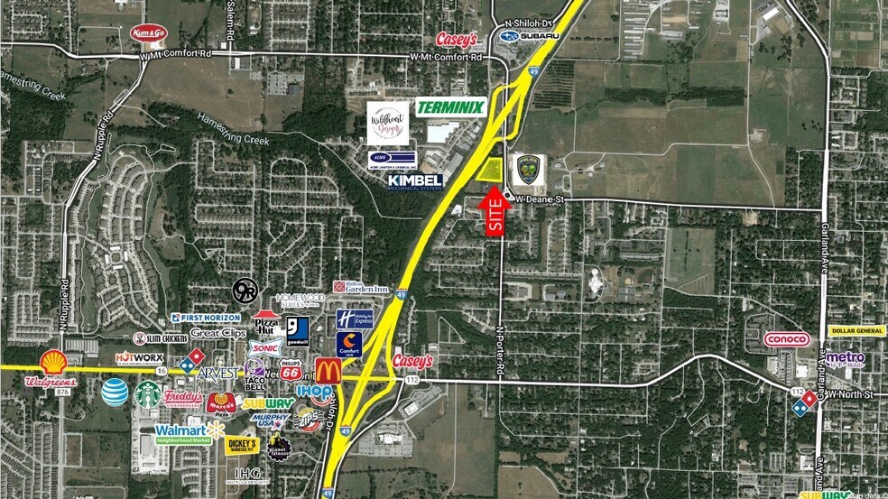 More Photos Of 1893 N Stephen Carr Memorial Blvd, Fayetteville Land For Sale