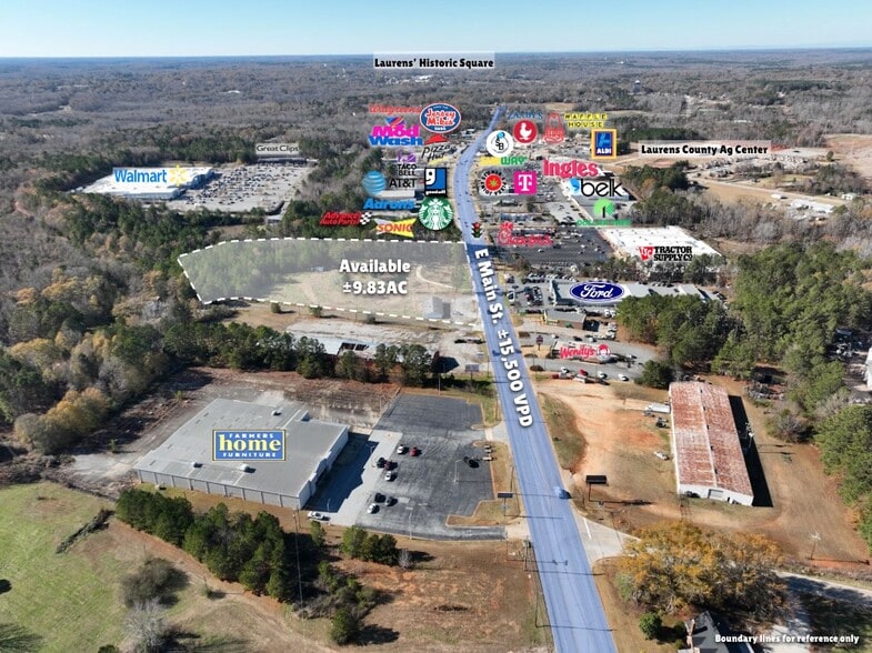 Primary Photo Of 932 E Main St, Laurens Land For Sale
