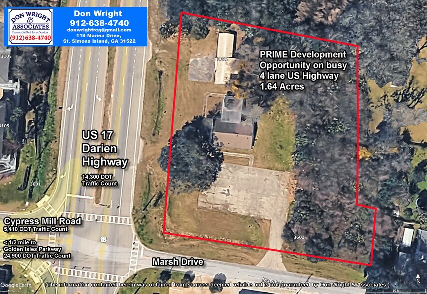 Primary Photo Of 3610 Darien Hwy, Brunswick Storefront Retail Office For Sale