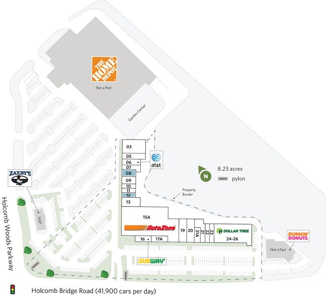 More Photos Of 1580 Holcomb Bridge Rd, Roswell General Retail For Lease