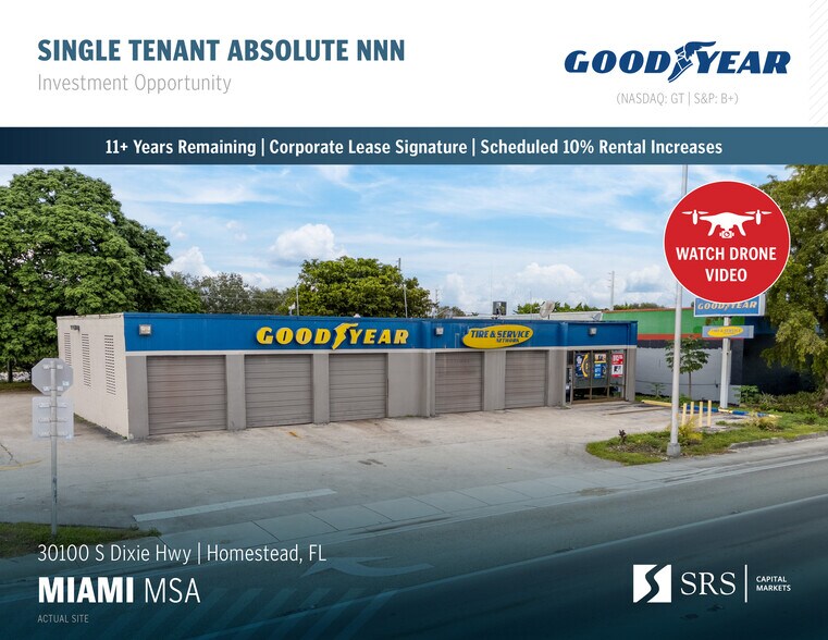 Primary Photo Of 30100 S Dixie Hwy, Homestead Auto Repair For Sale