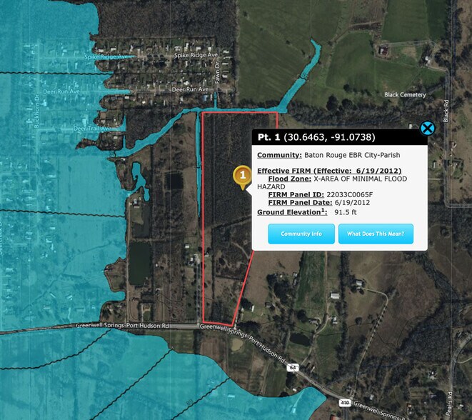 More Photos Of 10011 Greenwell Spg Pt Hudso Rd, Zachary Land For Sale