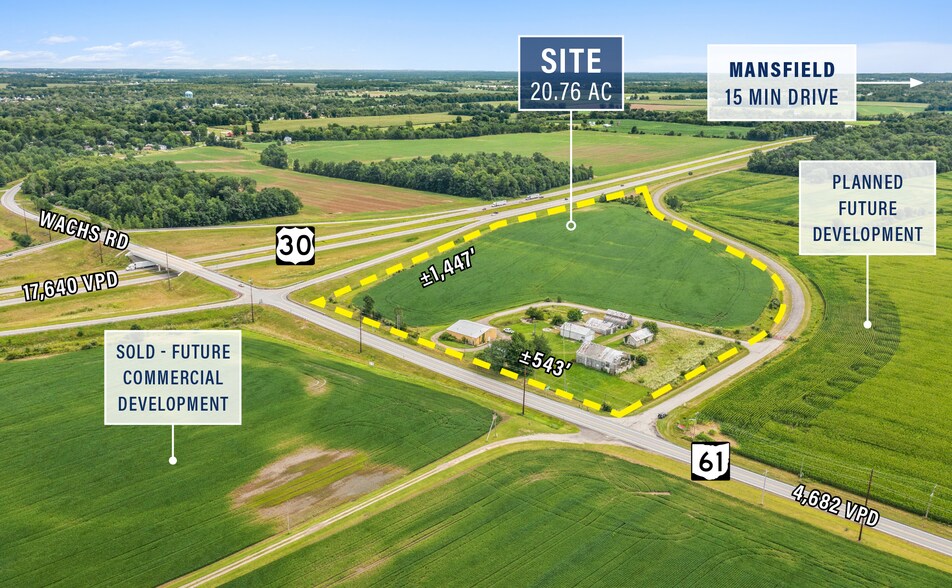 More Photos Of 1521 State Route 61, Galion Land For Sale