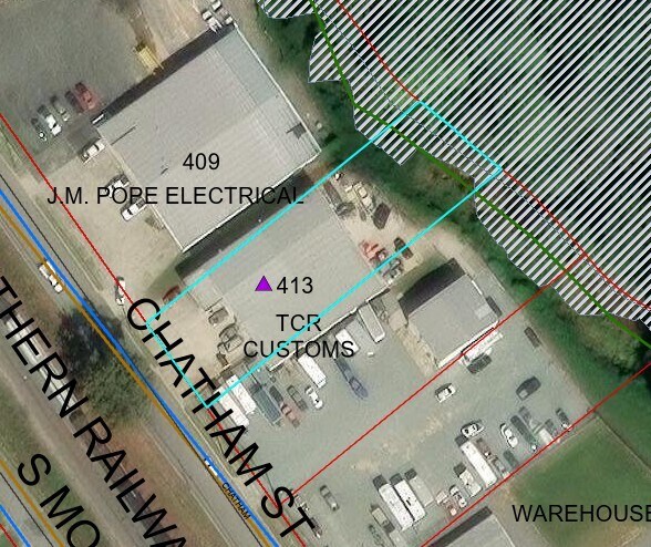 More Photos Of 413 Chatham St, Sanford Warehouse For Lease