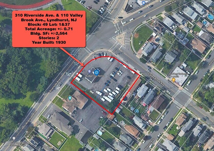 Primary Photo Of 310 Riverside Ave, Lyndhurst Auto Dealership For Lease