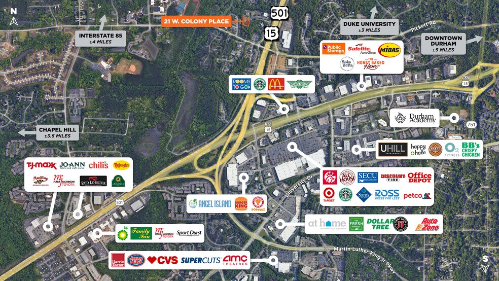 More Photos Of 21 W Colony Pl, Durham Office For Sale