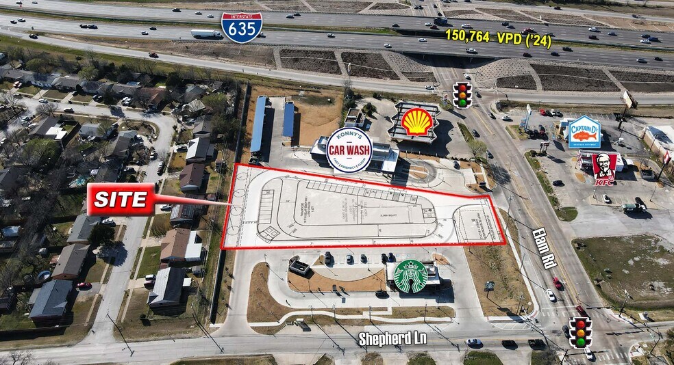 More Photos Of SEQ of I-635 & Elam Rd, Balch Springs Land For Sale