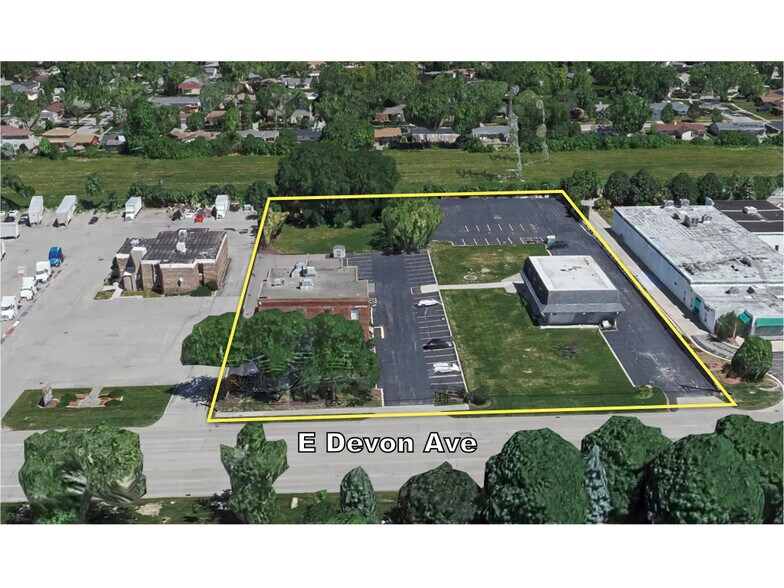 Primary Photo Of 404-408 E Devon Ave, Elk Grove Village Land For Sale