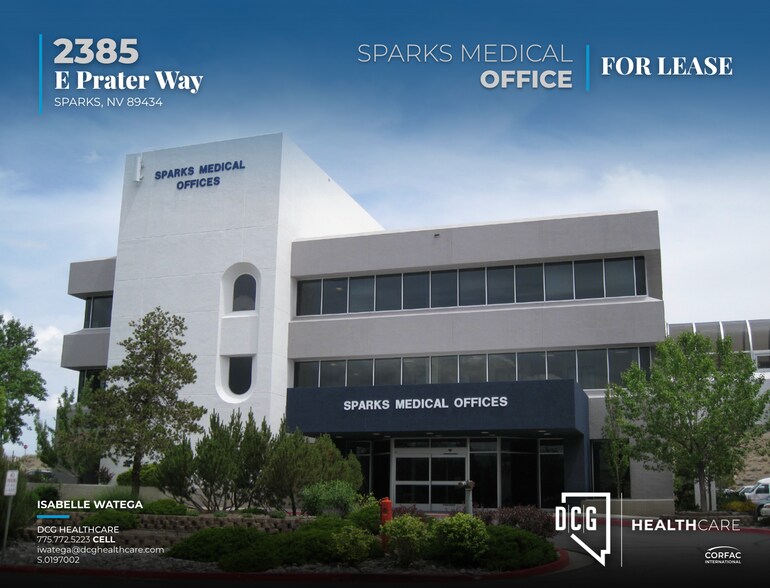 Primary Photo Of 2385 E Prater Way, Sparks Medical For Lease