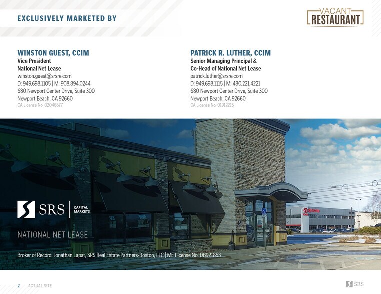 More Photos Of 5 Walton Dr, Brewer Restaurant For Lease