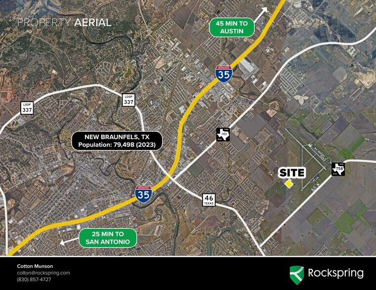 Primary Photo Of 5990 FM 725, New Braunfels Land For Sale