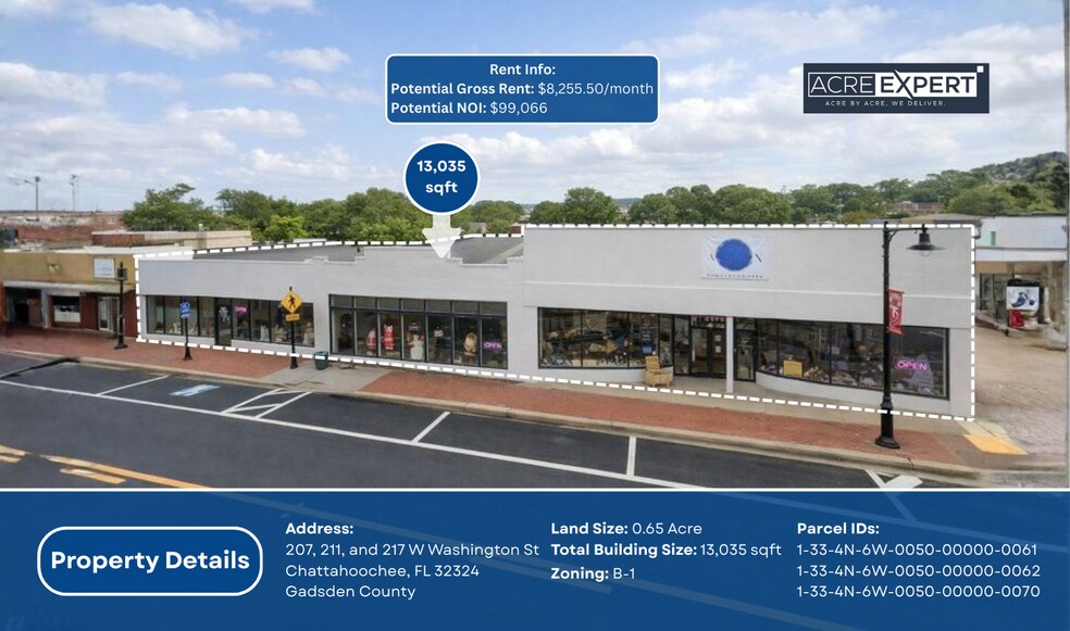 Primary Photo Of 217 Washington St, Chattahoochee Storefront For Sale