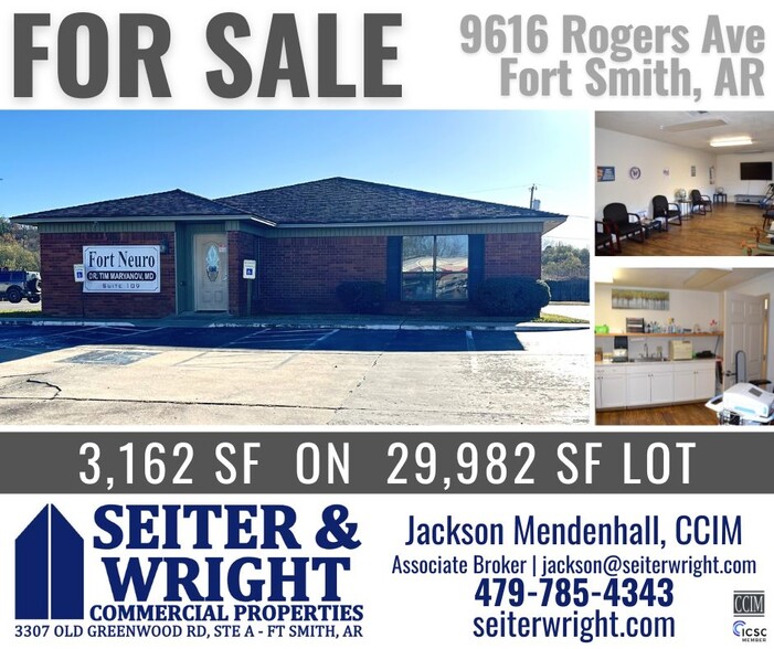 Primary Photo Of 9616 Rogers Ave, Fort Smith Medical For Sale